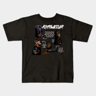 Rottweiler Fun Facts Kids T-Shirt